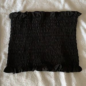 Ruffle Stretchy Tube Top